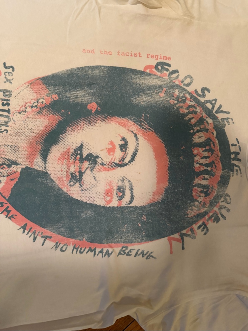 Junk Food Clothing White Tee with Black and Red Graphic - Picture 6 of 7